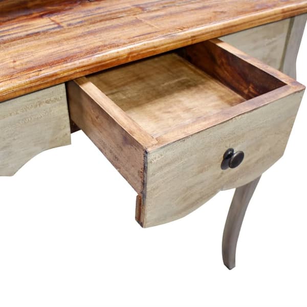 Skrivebord i massivt genbrugstræ  80 x 40 x 92 cm - Skrivebord - Skriveborde - Home & Living