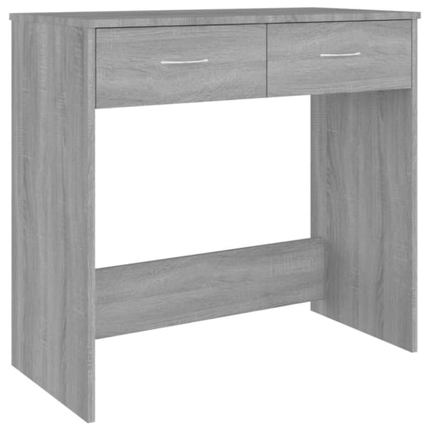 Työpöytä harmaa Sonoma 80x40x75 cm tekninen puu - Pöytä - Pöydät - Home & Living