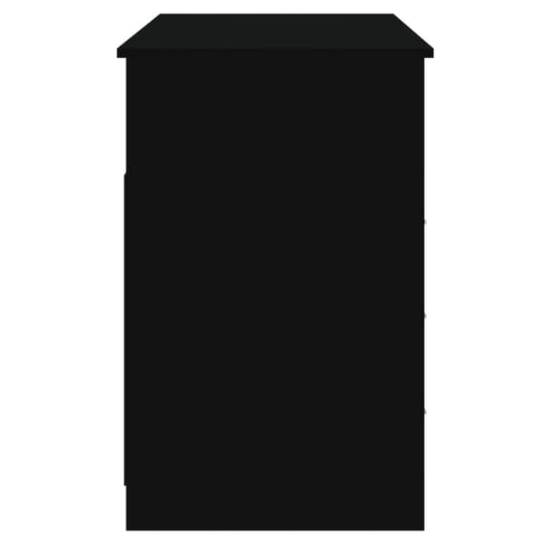 Skrivbord med lådor svart 102x50x76 cm konstruerat trä - Skrivbord - Datorbord - Home & Living