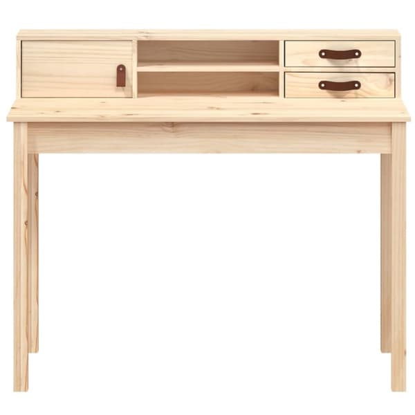 Skrivbord 110x50x93 cm massiv furu - Skrivbord - Skriv Bord - Home & Living