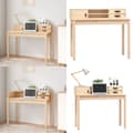Miniatyrbild 1 av 11: Skrivbord 110x50x93 cm massiv furu - Skrivbord - Skriv Bord - Home & Living