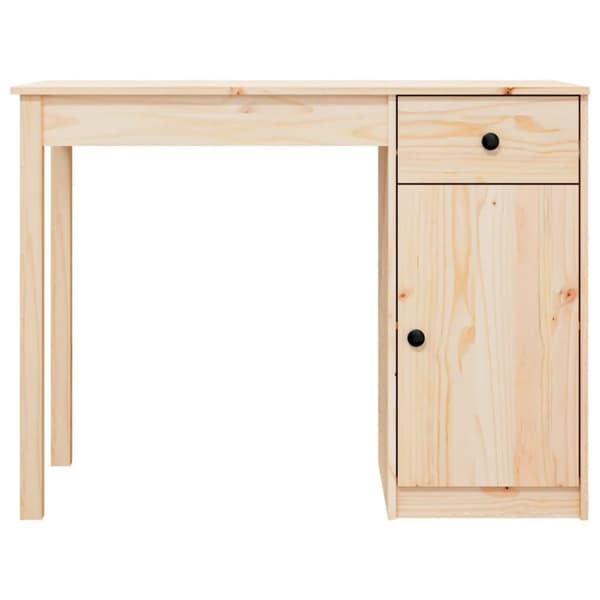 Työpöytä 100x50x75 cm täysi mänty - Työpöytä - Työpöydät - Home & Living