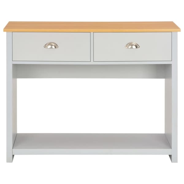 konsolbord 97x35x76 cm grå