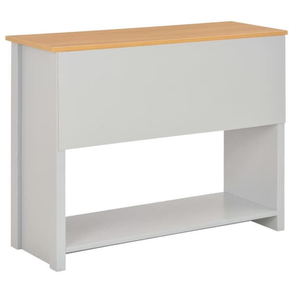 konsolbord 97x35x76 cm grå