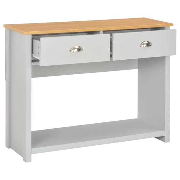 konsolbord 97x35x76 cm grå
