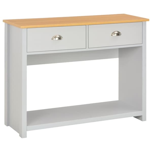 konsolbord 97x35x76 cm grå