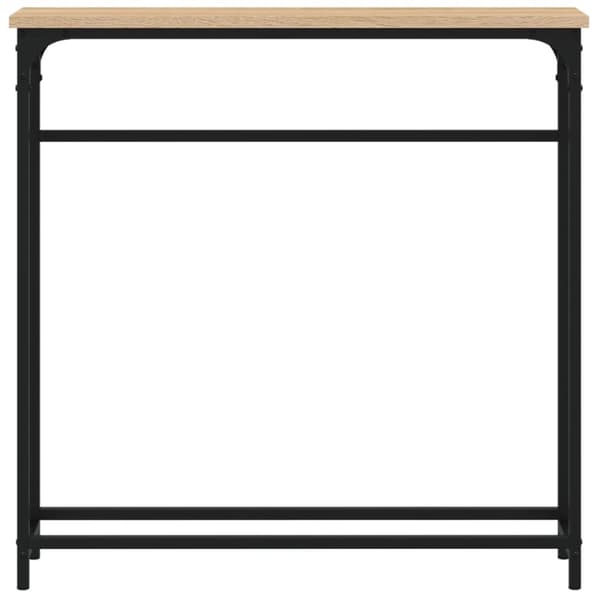 konsolbord 75x19,5x75 cm konstrueret træ sonoma-eg