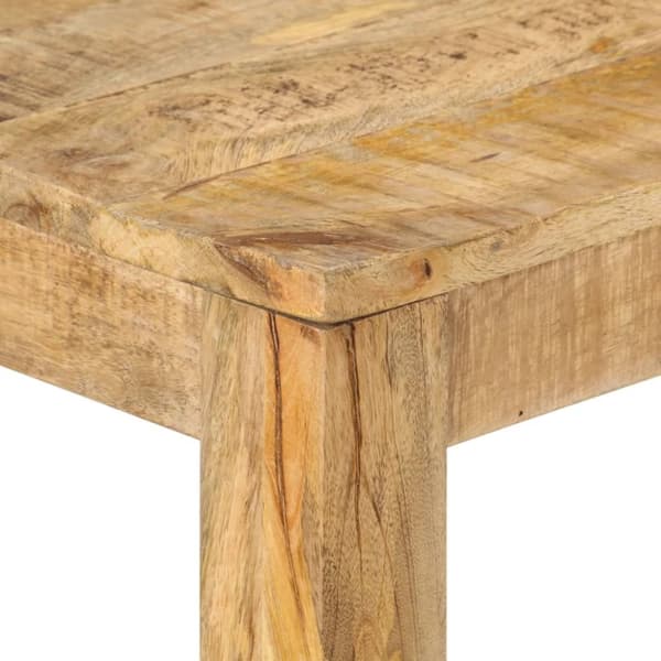 Konsolipöytä 110x35x76 cm karkea mangopuu