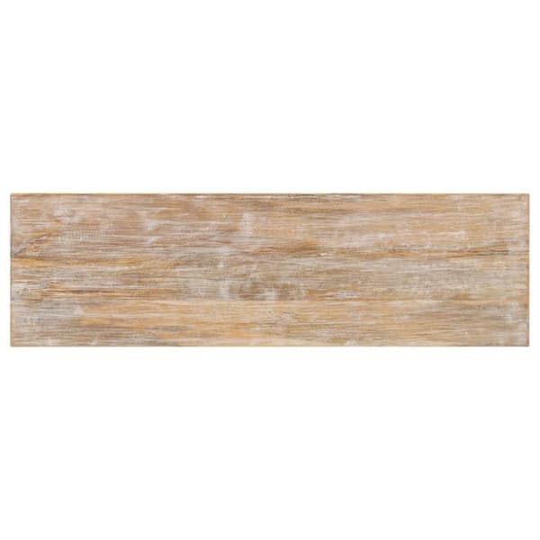 konsolbord 100x30x75 cm massivt mangotræ