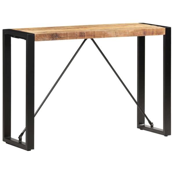 Konsolipöytä 110x35x76 cm täysi mangopuu