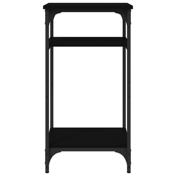 sidebord 40x30x75 cm konstrueret træ sort