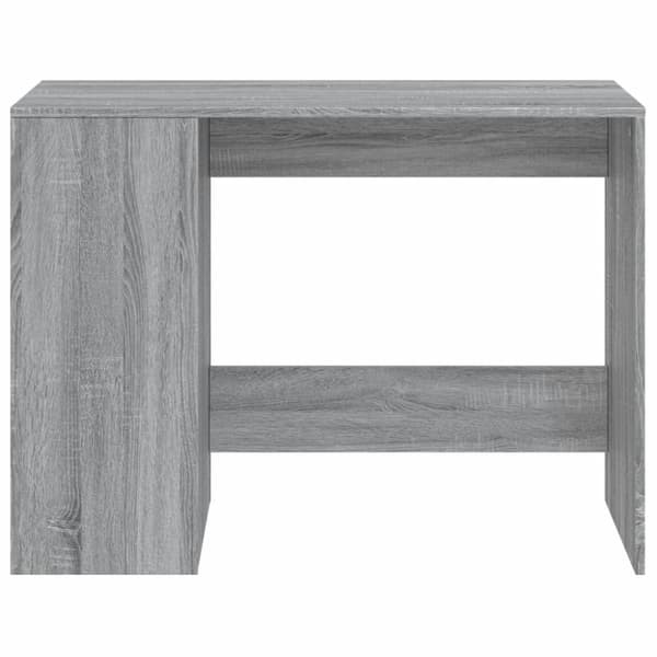 vidaXL Skrivebord grå sonoma 102x50x75 cm konstruert tre
