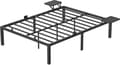 Miniatyrbillede 7 af 8: Sengramme - Metalramme - dobbeltseng - 190 x 140 cm - sort