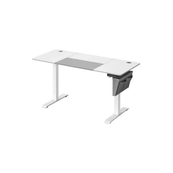 Rootz Elektriskt stående skrivbord - Justerbart skrivbord - Sit Stand Skrivbord - Spånskiva Stålstomme - Non-Woven Tyg - 60cm x 140cm x (72-120)cm - W