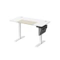 Pikkukuva 1 / 8: Rootz Electric Seisomapöytä - Valkoinen seisomapöytä - Säädettävä korkeus pöytä - Lastulevyä teräspöytä - 60cm x 120cm x (72-120)cm - Maksimikuormitus