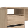 Miniatyrbilde 4 av 10: FunctionPlus skrivebord 3 skuffer valnøtt dekor.