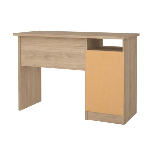 FunctionPlus skrivebord 3 skuffer valnøtt dekor.
