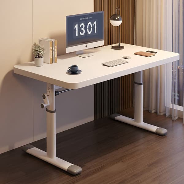 Korkeussäädettävä Pöytä 80x60 cm – Kompakti ja Ergonominen Työpöytä