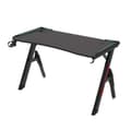 Miniatyrbilde 3 av 6: Gamingbord 140cm med RGB Belysning - Svart