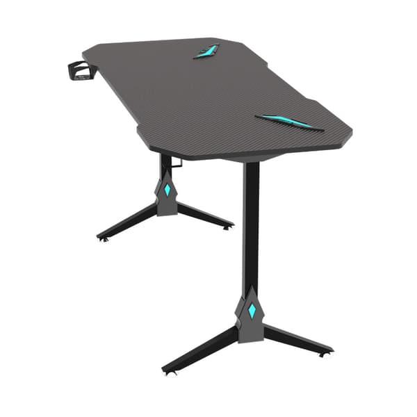 Gamingbord 140cm med RGB-Belysning og Stabile Stålben