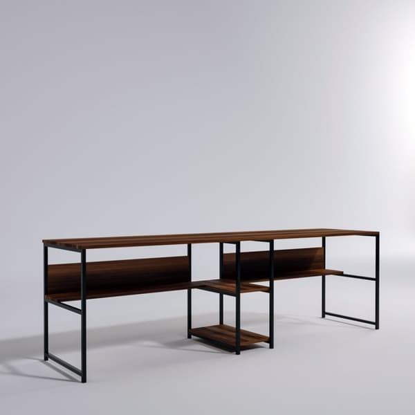 Chic Home Annikki työpöytä 240x60xK74 cm, ruskea