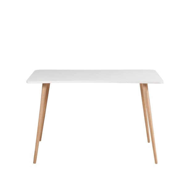 Chic Home Frans työpöytä 120x60xK77 cm, valkoinen/ruskea