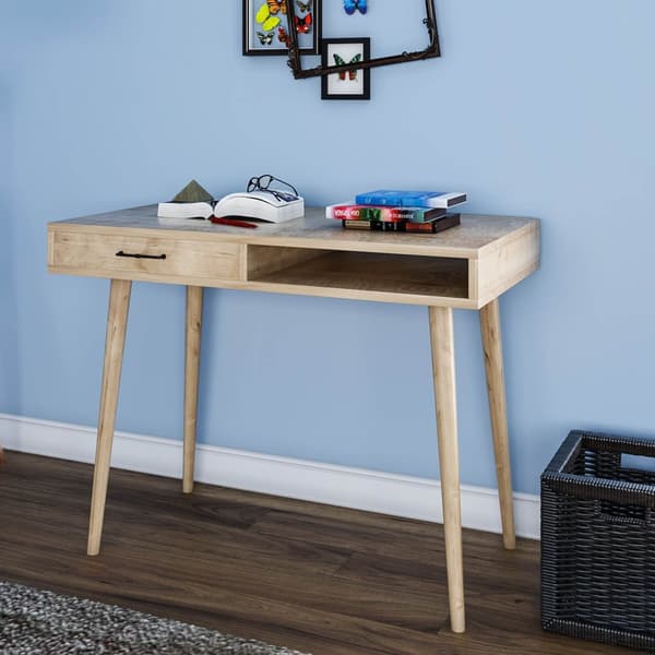 Chic Home Kaarlo työpöytä 105x55xK79 cm, vaaleanruskea