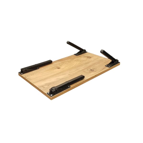Chic Home Kustaa läppäripöytä 60x35xK24,5 cm, ruskea/musta
