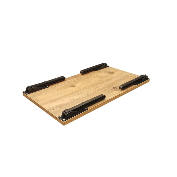 Chic Home Kustaa läppäripöytä 60x35xK24,5 cm, ruskea/musta