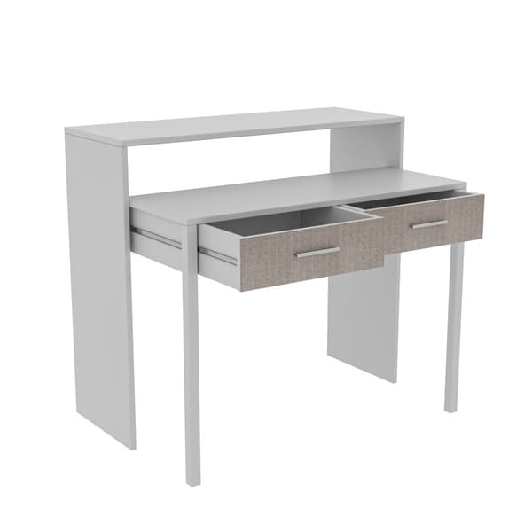 Chic Home Maija työpöytä 99x58xK88 cm, valkoinen/taupe