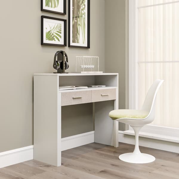 Chic Home Maija työpöytä 99x58xK88 cm, valkoinen/taupe