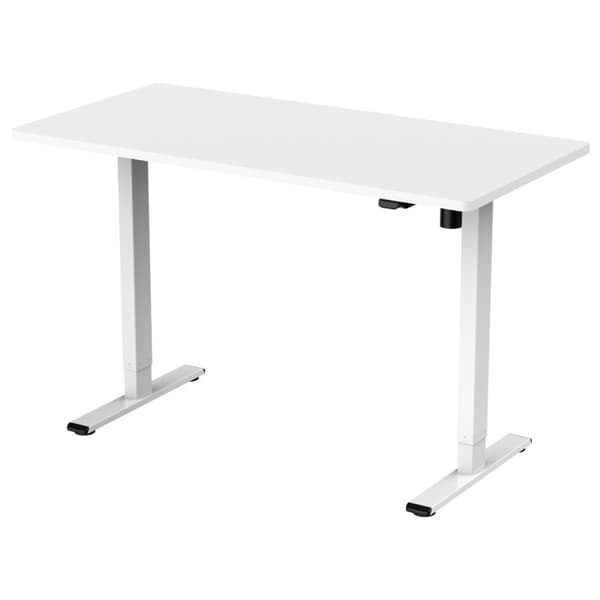 Lykke Elektrisk hæve-sænke-bord M100, hvid, 140 x 70 cm Lykke Elektrisk hæve-sænke-bord M100, hvid, 140 x 70 cm