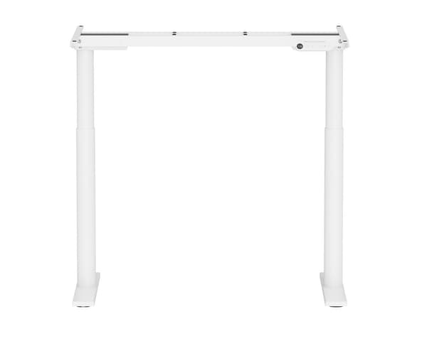 Premium Desk Frame - Elektrisk Hev og Senkbart Understell - Hvit