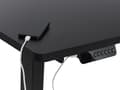 Miniatyrbillede 9 af 11: Hæve Sænkebord Elektrisk Sort 160 x 59 cm Ergonomisk Kontorbord El Skrivebord til Hjemmekontor Værelse Moderne Computerbord