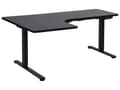 Miniatyrbillede 6 af 11: Hæve Sænkebord Elektrisk Sort 160 x 59 cm Ergonomisk Kontorbord El Skrivebord til Hjemmekontor Værelse Moderne Computerbord