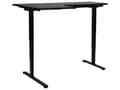 Miniatyrbillede 7 af 11: Hæve Sænkebord Elektrisk Sort 160 x 59 cm Ergonomisk Kontorbord El Skrivebord til Hjemmekontor Værelse Moderne Computerbord