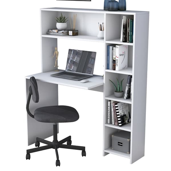 Chic Home Hannukka työpöytä hyllyköllä 40x113xK142 cm, valkoinen