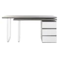Miniatyrbild 4 av 10: Skrivbord DKD Home Decor Naturell Grå Metall MDF (150 x 120 x 75 cm)