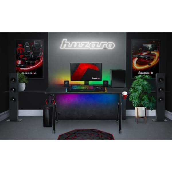 Skrivebord Huzaro HZ-Hero 2.8 Sort 140 x 60 cm