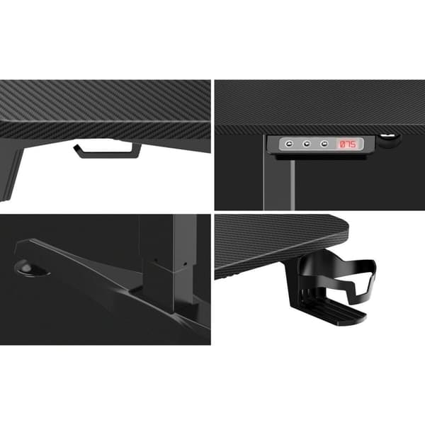 Skrivebord Huzaro HZ-Hero 8.5 Sort 140 x 60 cm