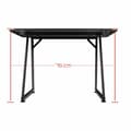 Miniatyrbillede 3 af 3: Skrivebord GAMING DRIFT DRDZ75 Sort Sort/Rød 100 x 60 cm