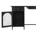 Miniatyrbilde 8 av 9: Skrivebord DKD Home Decor Svart Metall Krystall 120 x 50 x 80 cm