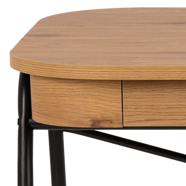 Blueton skrivebord 2 skuffer natur.