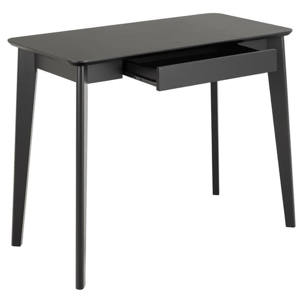 Roxby skrivebord 1 skuff svart.