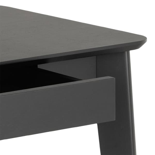 Roxby skrivebord 1 skuff svart.