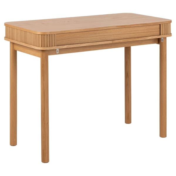 Langley skrivebord 2 skyvedører eik dekor.