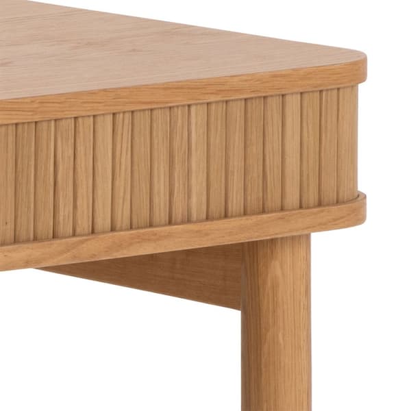 Langley skrivebord 2 skyvedører eik dekor.