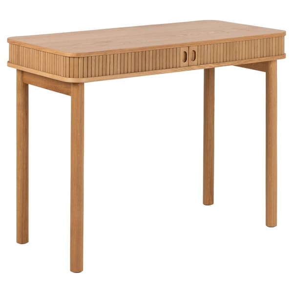 Langley skrivebord 2 skyvedører eik dekor.