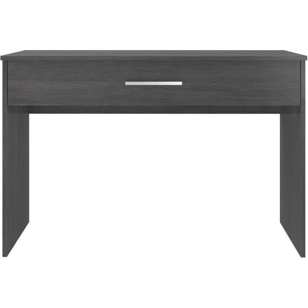 Stort lådskrivbord - Askgrå melamin - 110 x 56 x 81,5 cm