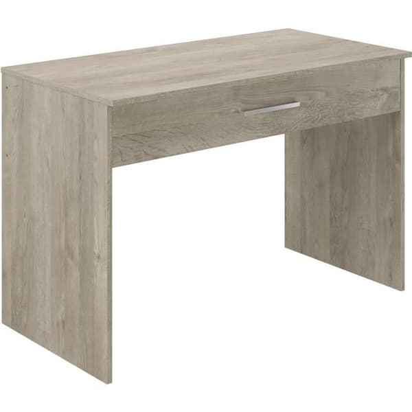 Stort lådskrivbord - Ekmelamin - 110 x 56 x 81,5 cm